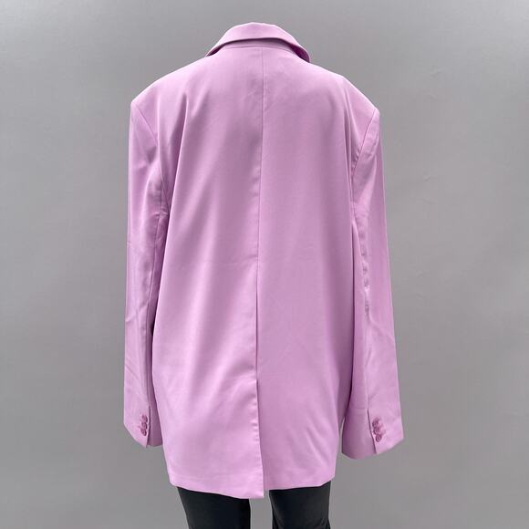 NWT NA-KD x Romee Strijd Oversized Blazer Light Pink Women's Size 38 / Small 6 - Picture 10 of 16